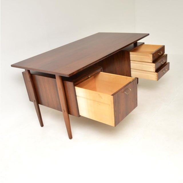 Mid-Century Danish Desk, 1960s For Sale - Image 4 of 15