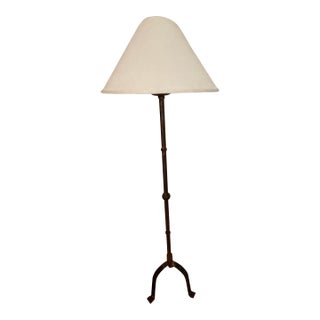 1940’s Style French Brutalist Floor Lamp For Sale