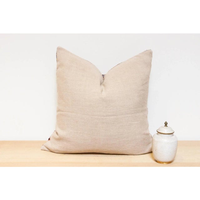 Textile Lily Jaisalmer Patchwork Throw Pillow For Sale - Image 7 of 8