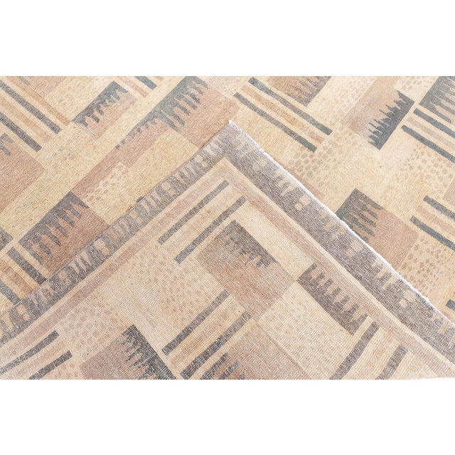 Vintage French Art Deco Wool Rug Doris Leslie Blau For Sale - Image 9 of 9