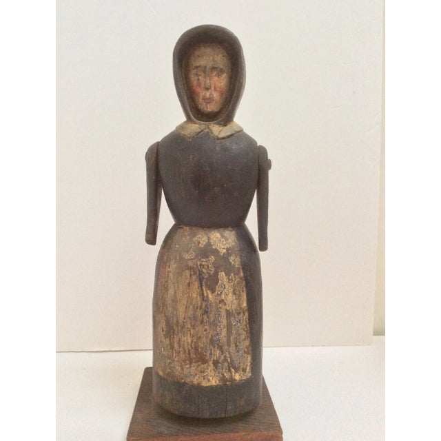 American Folk Art Portrait Sculpture For Sale - Image 3 of 11