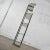 Mid-Century Modern Mid-Century Modern Bow Shape Chrome Etagere 5 Smoked Glass Shelves Style of James David or Dia For Sale - Image 3 of 12