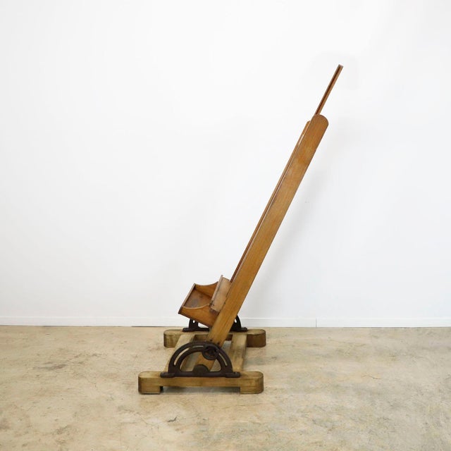 Wood Mexican Early 1950 Wood Adjustable Artist Easel For Sale - Image 7 of 17