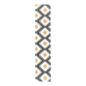 1980s Hand Knotted Vintage Flat Weave Runner