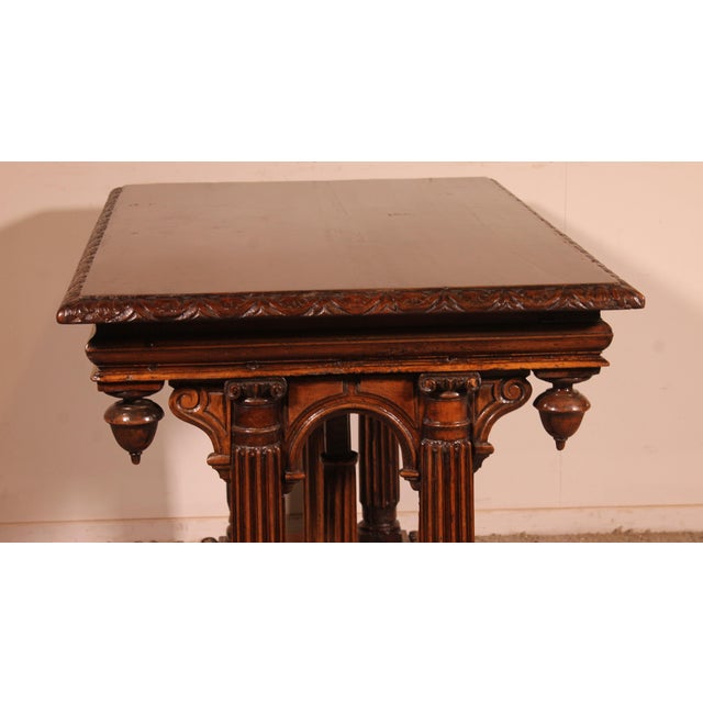 Antique Renaissance Walnut Table, 1700s For Sale - Image 10 of 15