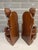 Copper Pair of Mid-Century Balinese Art Deco Mahogany Maiden Bookends – Keradjinan Bali Stamped For Sale - Image 8 of 12