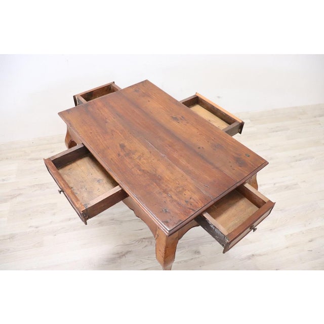 Antique Coffee Table in Cherry Wood, 18th Century For Sale - Image 3 of 12