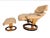 Ekornes ASA Ekornes Stressless Reno Leather Recliner Lounge Chair and Ottoman, Made in Norway For Sale - Image 4 of 18