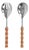Bamboozled Faux Bamboo Salad Serving Spoons - Set of 2 For Sale