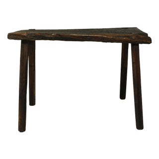 19th Century Primitive Worktable For Sale