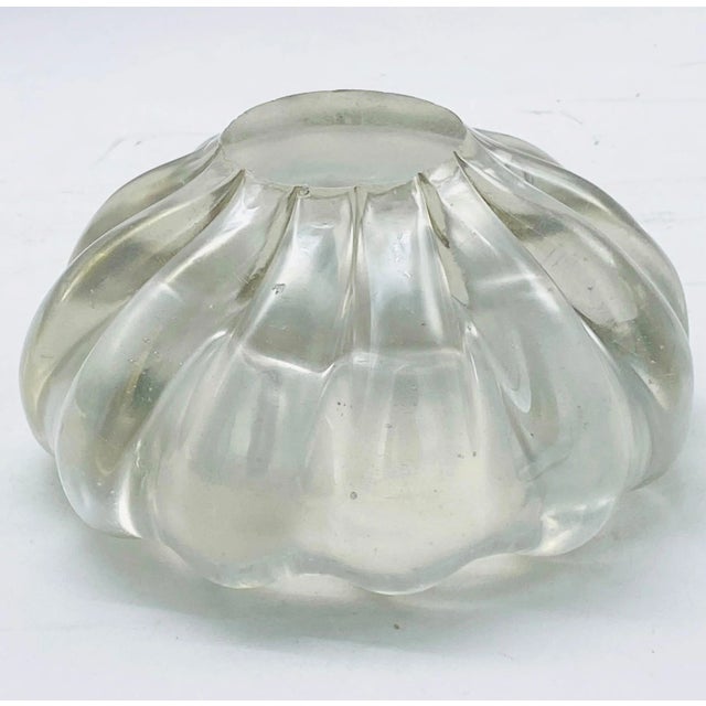 1940s Italian Iridescent Glass Bowl by Ercole Barovier for Barovier & Toso, 1948 For Sale - Image 5 of 6