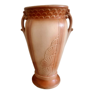 Large Art Deco Ceramic Vase 1930s Robinson Ransbottom