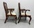 Henkel Harris Henkel Harris 110a 29 Solid Mahogany Queen Anne Dining Armchairs - Pair For Sale - Image 4 of 13