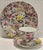 For your consideration. . . A rare vintage set of Chelsea Garden Primrose Pink by DUCHESS made exclusively for HARRODS...