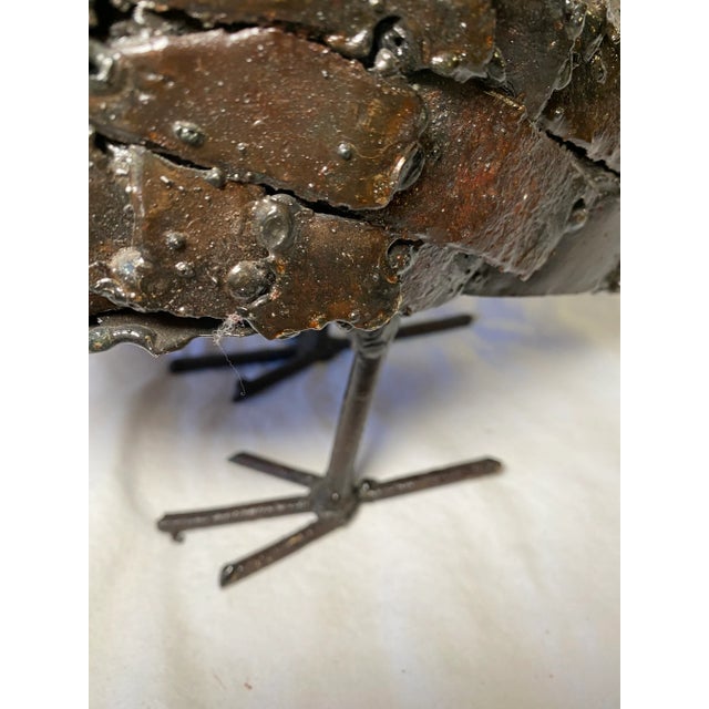 Reclaimed Metal Handmade Guinea Fowl For Sale In New York - Image 6 of 8