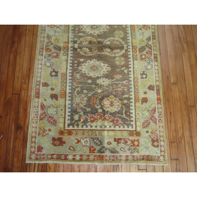 Turkish Antique Turkish Ghiordes Scatter Rug - 3'3" x 5'9" For Sale - Image 3 of 6
