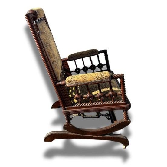Antique Hunzinger Platform Rocker For Sale - Image 4 of 6
