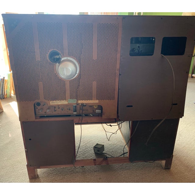 1954 Motorola Model 20f1 Television, Radio, Record Cabinet For Sale - Image 9 of 10