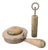 Silent Butler and Bottle Opener by Aldo Tura, 1960s, Set of 2 For Sale