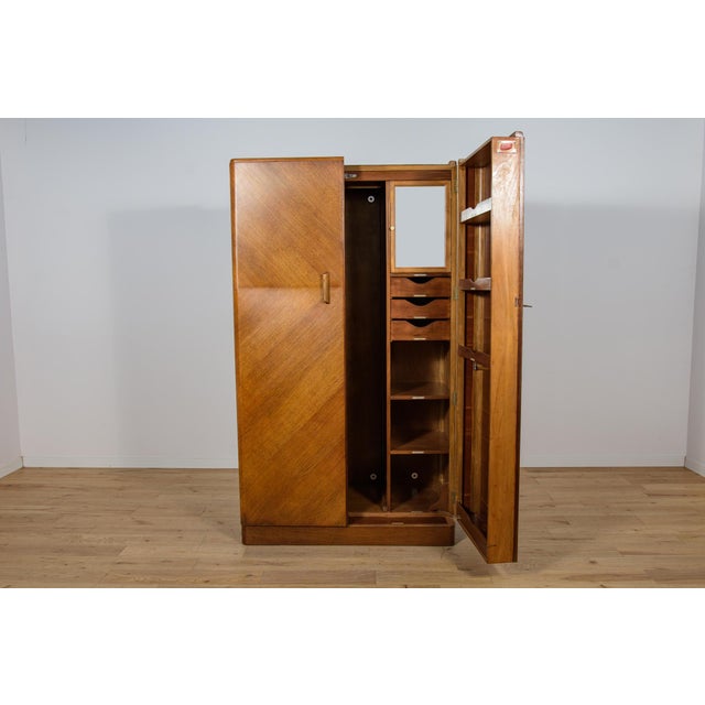 Art Deco Oak Wardrobe from Fitrobe, 1930s For Sale - Image 6 of 18