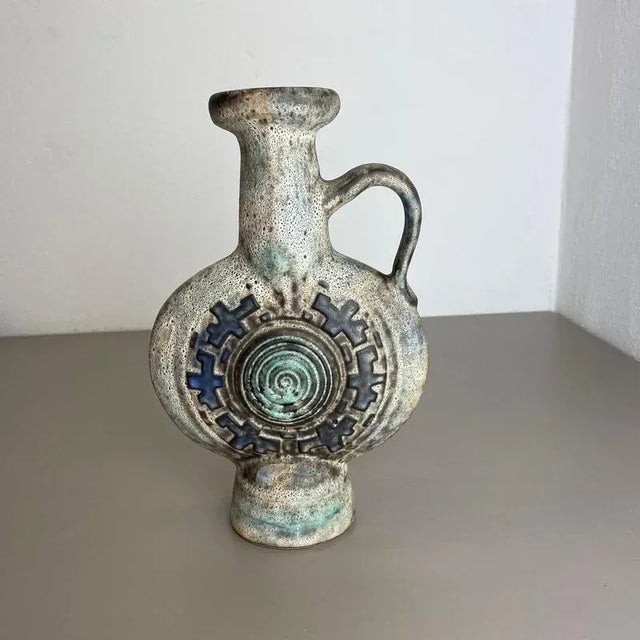 Sculptural Fat Lava Pottery Vase from Jopeko, Germany, 1970s For Sale - Image 3 of 18