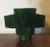 Green French Modernist Art Deco Pottery Vase For Sale - Image 8 of 13