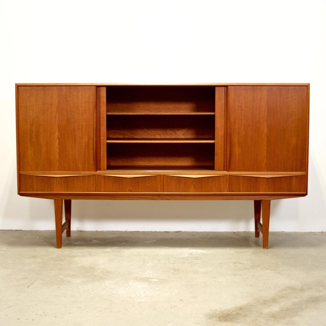 E. W. Bach Sejling Skabe Tall Sideboard / Highboard Designed by e.w. Bach For Sale - Image 4 of 17