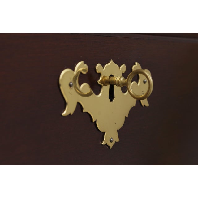 Brown Baker Clawfoot Colonial Williamsburg Mahogany Highboy For Sale - Image 8 of 18