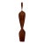 Danish Modern Figural Teak Carved Sculpture For Sale