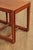 Brown Danish Modern Set of Three Teak Nesting Tables For Sale - Image 8 of 12