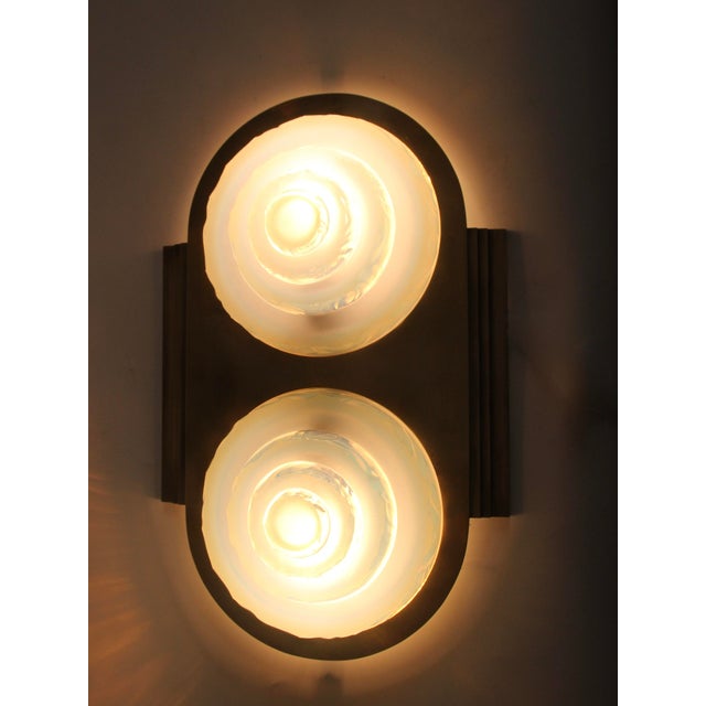 Wall Lights attributed to Atelier Petitot, 1930s, Set of 2 For Sale - Image 3 of 13