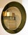 1960s Round Black Tinted Beveled Art Glass Wall Mirror Space Age Antonio Lupi For Sale - Image 11 of 12