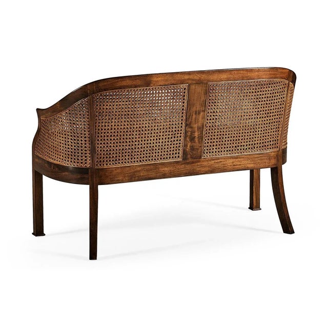 Georgian Walnut Bench For Sale - Image 4 of 6