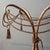 Italian Brass Rope and Tassel Rustic Outdoor Drinks Table For Sale - Image 6 of 18