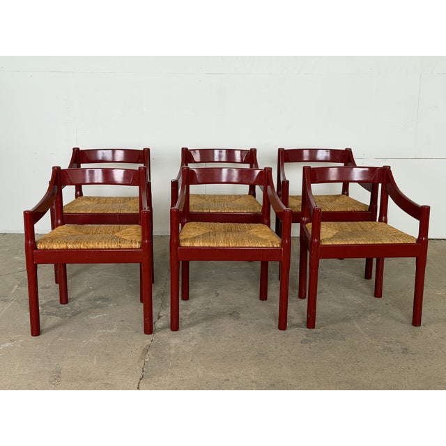 Mid-Century Modern Carimate Armchair by Vico Magistretti for Cassina, Italy, 1959 For Sale - Image 18 of 18