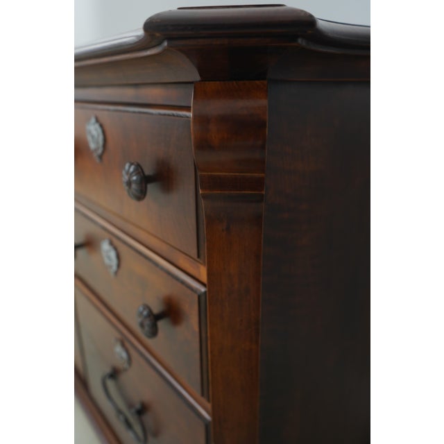 Rom Weber Walnut Continental 6 Drawer Dresser Chest For Sale - Image 15 of 18