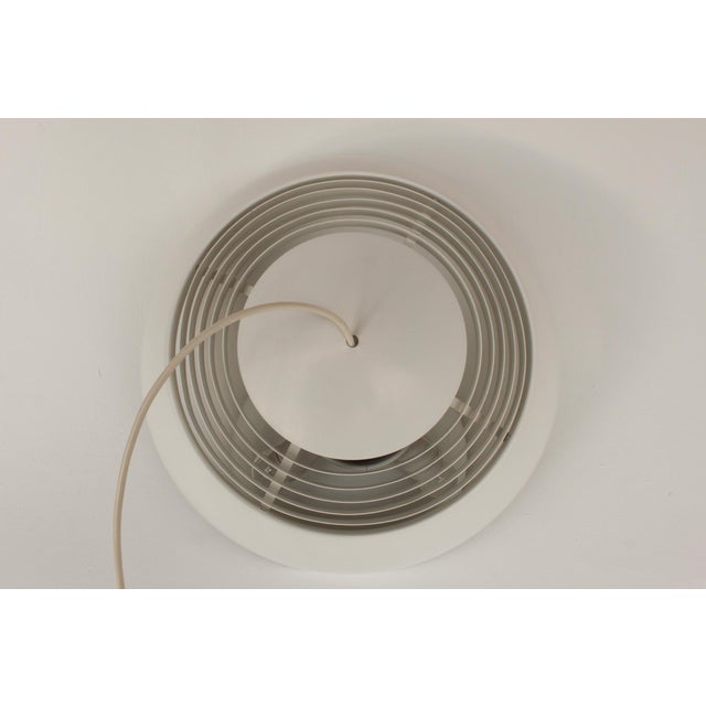 White Hanging Lamp by Arne Jacobsen for Louis Poulsen, 1970s For Sale - Image 8 of 18