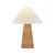 Textile Hudson Valley Lighting Forest Heights 20 in. 1 Light Table Lamp in Aged Brass Finish For Sale - Image 7 of 7