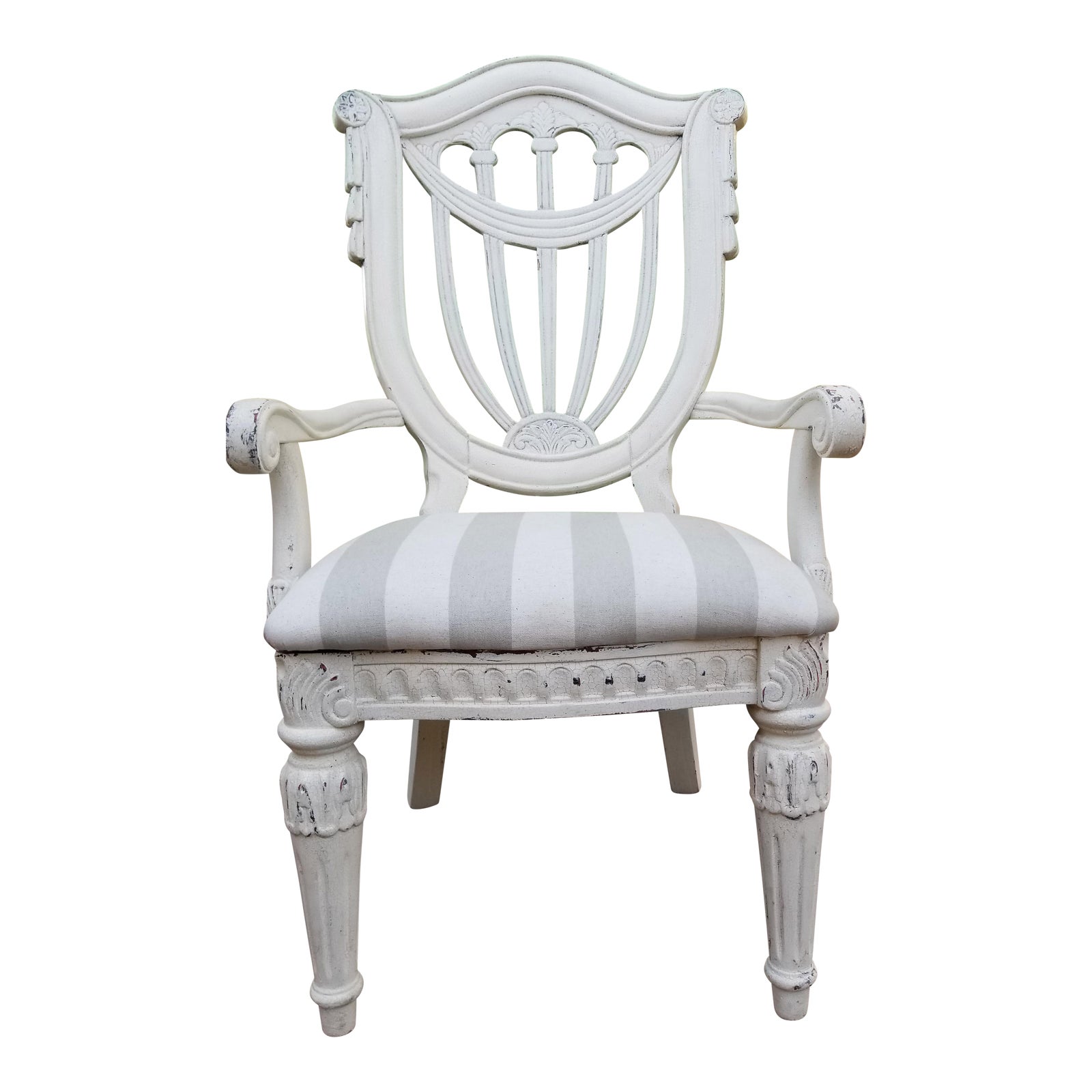 French Country Style Accent Chair Chairish