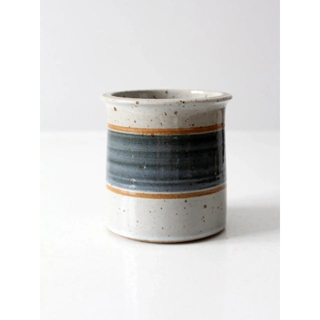 Vintage Studio Pottery Cachepot For Sale - Image 9 of 9