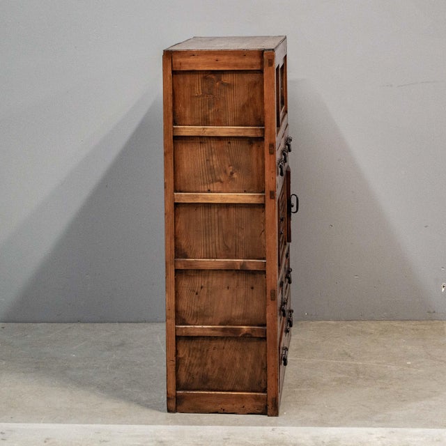 Antique Japanese Choba Tansu / Merchant Chest For Sale - Image 10 of 12