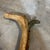Tan Wooden Carved Vintage Cane With Brass Snake and Braided Accents For Sale - Image 8 of 8