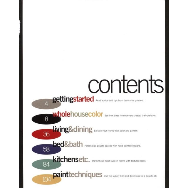 Paint: Ideas and Decorating Techniques (Decorating Ideas) 1st Edition New For Sale - Image 4 of 11