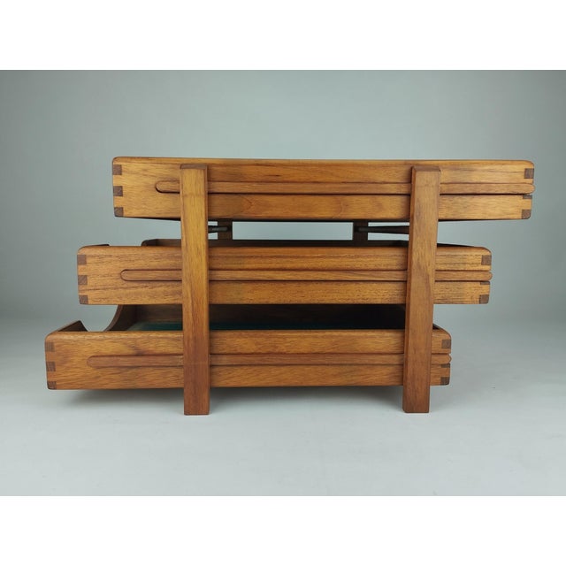 Mid-Century Modern Danish Desk Tray in Teak, 1950s For Sale - Image 11 of 18