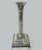 Stylish Single of early Mid-Century English Traditional Corinthian Column Pillar heavy gauge Sterling Silver Single Table...