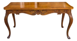 Baker Furniture Company Light Walnut Console Metamorphic Dining Table