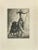 Don Quixote and Sancho is an etching and drypoint print on ivory-colored Japanese paper, realized by Wladyslaw Jahl in...
