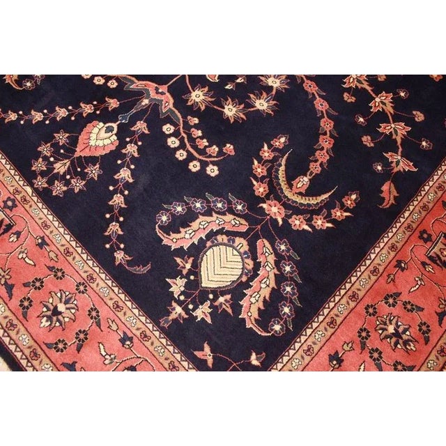 Middle Eastern Hand-Knotted Sarough Rug For Sale - Image 6 of 11