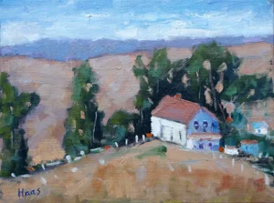 Harmony, Ca, Modern Landscape Oil Painting Original