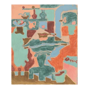 'Still Life With Pot Belly Stove' by Victor DI Gesu, Paris, Académie Chaumière, Los Angeles County Museum of Art, San Francisco Art Association